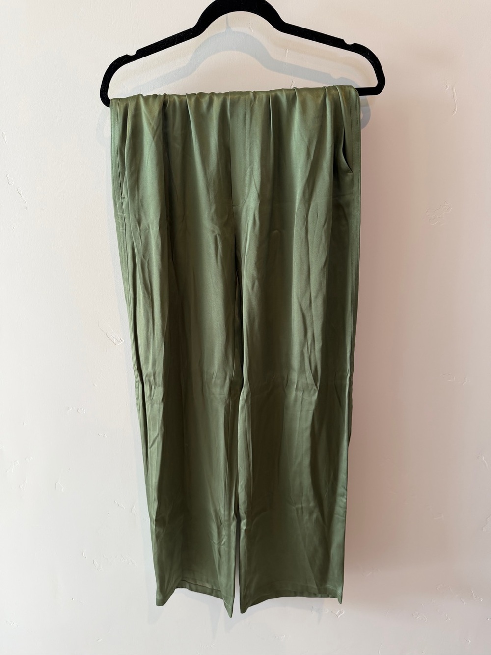 Zara Green Silk Pants